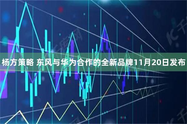 杨方策略 东风与华为合作的全新品牌11月20日发布